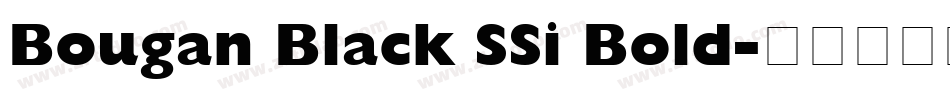 Bougan Black SSi Bold字体转换